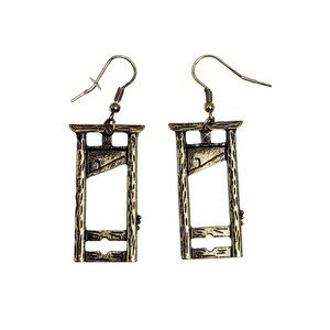 Emory Rose Guillotine Earrings  Bronze Alloy Wire Hook